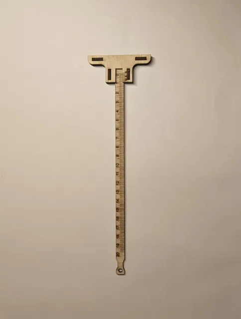 Laser-Cut Wooden Metric Dept Gauge — Фото 2 из 3
