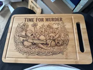 Time for Murder Cutting / Chopping Board