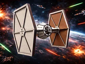 Star Wars - TIE Fighter Model - SVG FIle