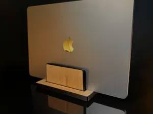 Timber - Vertical Laptop Stand - Laser Files