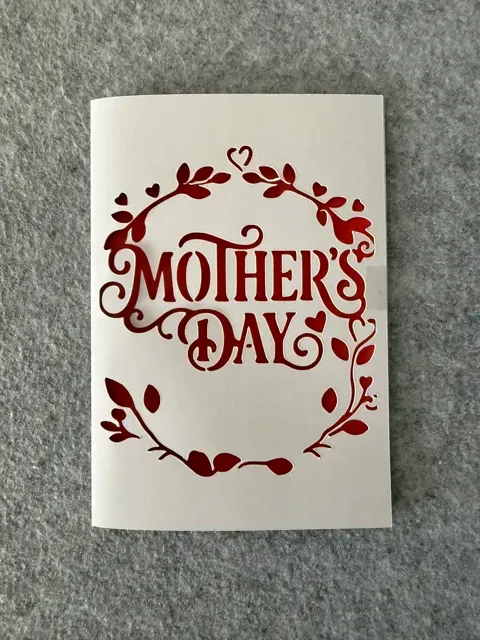 Happy Mothers Day Cutout Card Greeting card v3 — Фото 3 из 4