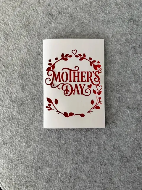 Happy Mothers Day Cutout Card Greeting card v3 — Фото 4 из 4