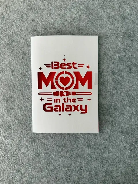 Happy Mothers Day Cutout Card Greeting card v8 — Фото 3 из 4
