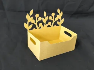Floral Box Display Papercut Craft
