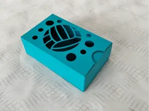 Volleyball Gift Box Papercut Craft