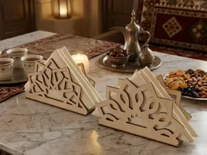 Free Laser Cut Napkin Holder SVG