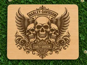 Harley Davidson Lasergravur