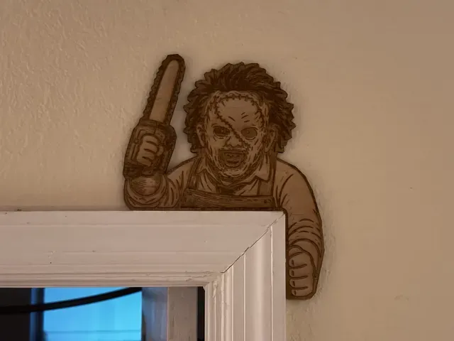 Leatherface Door Topper - Laser Version