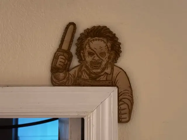Leatherface Door Topper - Laser Version — Image 2 of 8