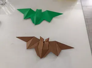 Chauve-souris carton / Cardboard Bat Halloween