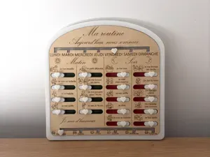 Tableau de routine quotidienne pour enfant
