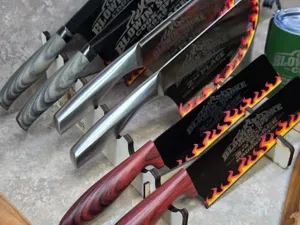 6 Bay Knife Holder Display Shelf Stand stand