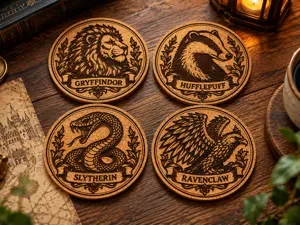 Harry Potter Hogwarts House Coasters