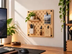 Skadis-Style Pegboard Plate 280x240 – Laser Cut