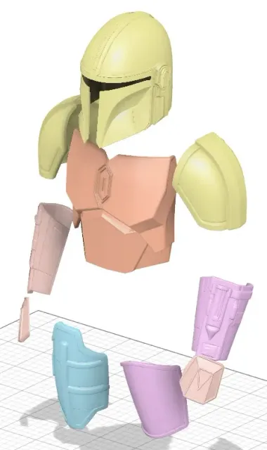 WEARABLE COSPLAY Mandalorian Armor, All Parts — Image 5 of 12