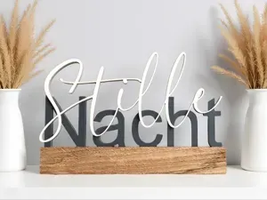 00122 Schriftzug Stille Nacht Klötzchen