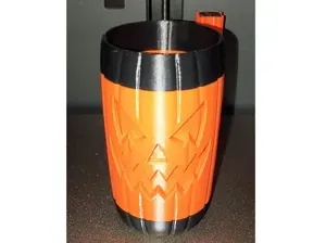 16oz tallboy halloween pumpkin koozie