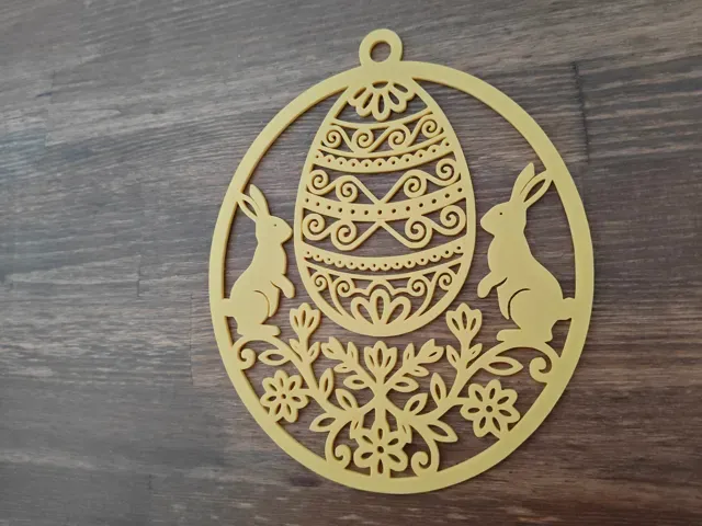 Intricate Easter Bunny & Egg Ornament — Фото 4 из 7
