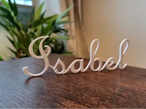 3D Printable Name Display (Isabel)