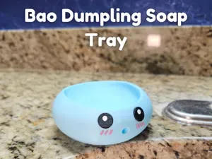 Bao Dumpling Soap Tray - Cute Bathroom Organizer