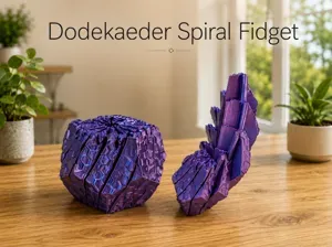 Dodekahedron Spiral Fidget