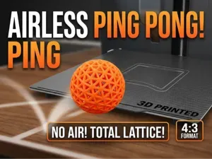 Airless PING PONG BALL