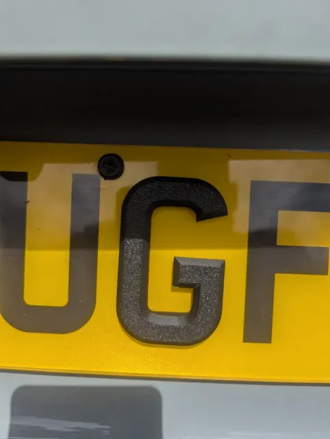 3D License Plate Letters (UK) — Фото 3 из 5