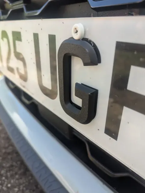 3D License Plate Letters (UK) — Фото 5 из 5