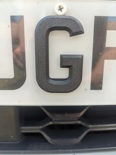3D License Plate Letters (UK) — Фото 4 из 5