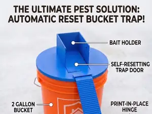 Mouse trap 2-gallon bucket