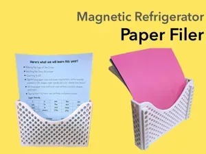 The Fridge Filer - Magnetic Fridge Paper Organizer