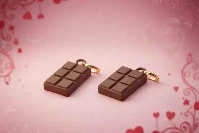 Chocolate Bar Couple Keychain — Image 11 of 15