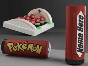 Pokemon Twisting Pencil Case