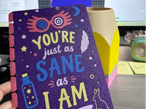 You're Just as Sane as I Am Notebook Cover