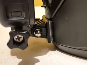 Super compact GoPro / DJI action chin mount.