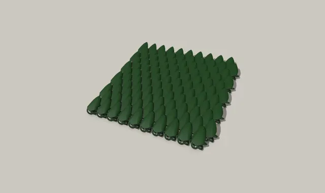 Snake Scale Hexagonal Chainmail - Print in place — Image 7 of 8
