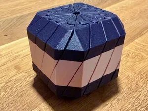 Fidget Twist Geometric Cube