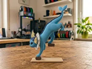 Dynamic Aquana Action Figure Display Model Deco