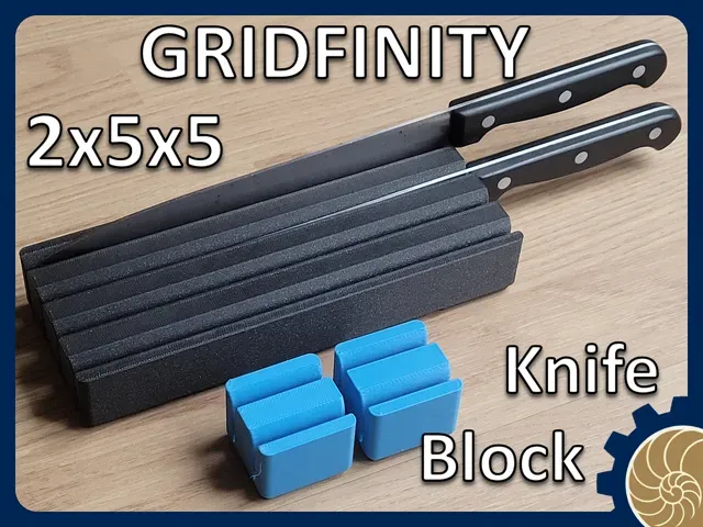 GRIDFINITY - Knife Block - 2x5x5