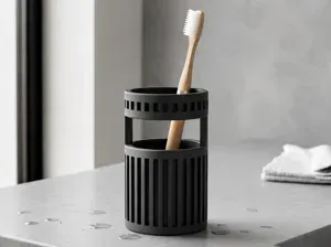 Minimalist Floating Frame Toothbrush Holder