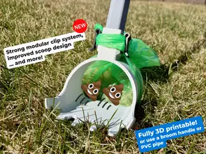 Dog Pooper Scooper V2 (Fully 3D Printable!)