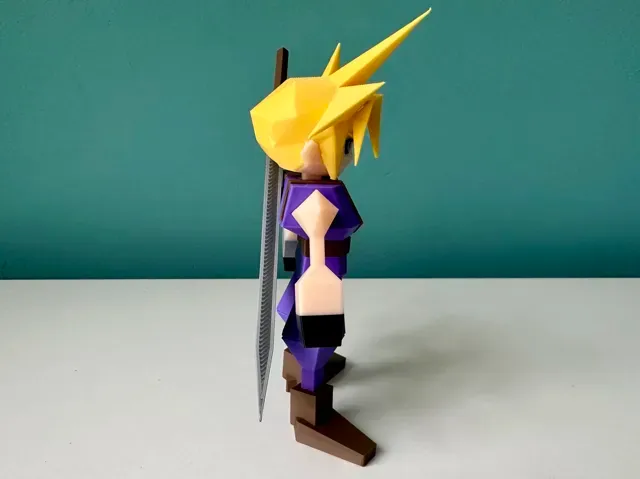Final Fantasy VII - CLOUD V2 - MULTIPART - FF7 — Фото 5 из 9