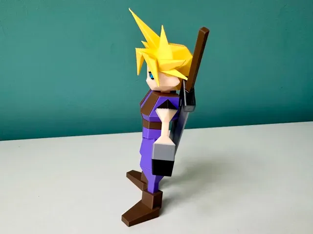 Final Fantasy VII - CLOUD V2 - MULTIPART - FF7 — Фото 7 из 9