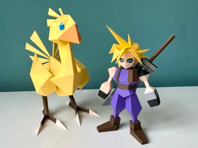 Final Fantasy VII - CLOUD V2 - MULTIPART - FF7 — Фото 3 из 9