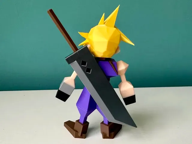 Final Fantasy VII - CLOUD V2 - MULTIPART - FF7 — Фото 6 из 9
