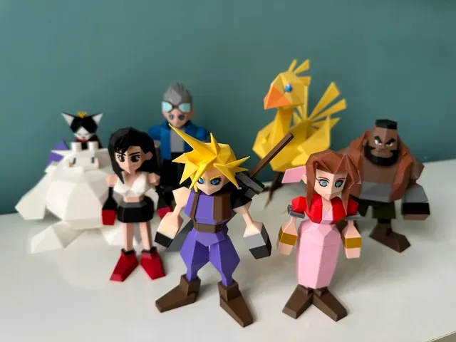 Final Fantasy VII - CLOUD V2 - MULTIPART - FF7 — Фото 2 из 9