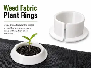 Weed Fabric Plant Rings