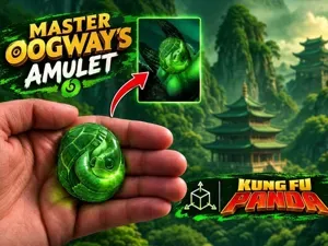 Master Oogway Jade Amulet - Kung Fu Panda