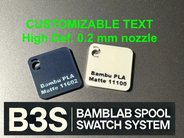 Bambu Lab Original Filament Swatch Sample Text 0.2 — Фото 2 из 4