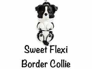 Sweet Border Collie Keychain